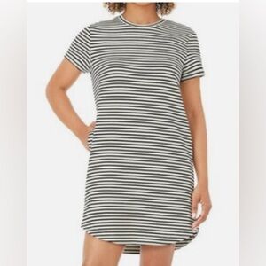 NWT Striped Black and White Mini Dress